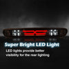 G-PLUS LED Third Brake Light Compatible With 07-14 Chevy Silverado/GMC Sierra,3RD LED Bar Brake/Cargo Light,Type X (Clear lens Chrome Housing Amber Reflector)