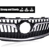 G-PLUS Front Bumper Grille Upper Black/Chrome Compatible with 2018-2020 Buick Regal TourX 39119344