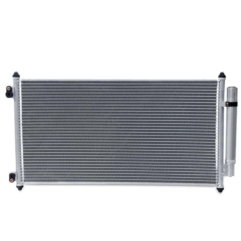 AC Condenser 3669 Compatible For Honda Accord 08-12 / Crosstour 12-15 2.4L L4 3.5L V6 Aluminum Silver