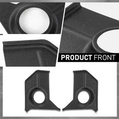 G-PLUS Speaker Kick Panels Pair Black Compatible with Ford Mustang 1967-1968
