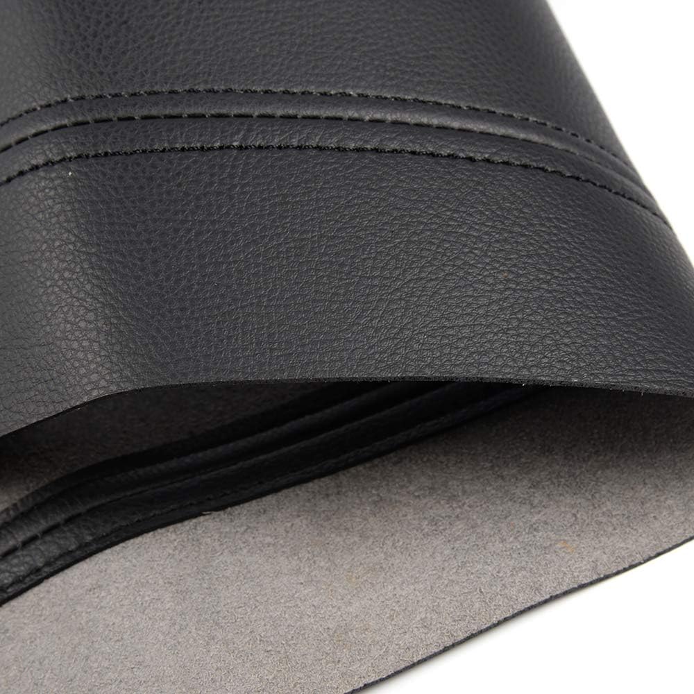 G-PLUS 2PCS Leather Front Door Panels Armrest Cover Skin Compatible with Honda Accord Sedan 2008-2012 Black(Only fit for Coupe 2 Doors)