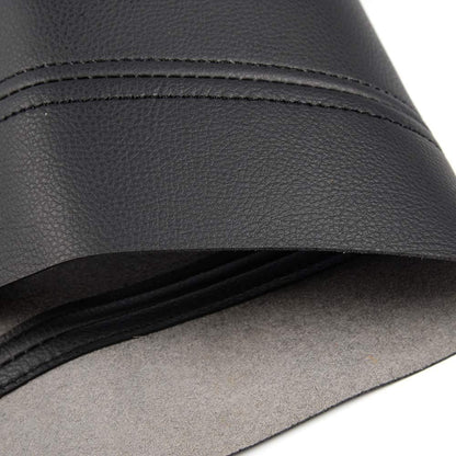 G-PLUS 2PCS Leather Front Door Panels Armrest Cover Skin Compatible with Honda Accord Sedan 2008-2012 Black(Only fit for Coupe 2 Doors)
