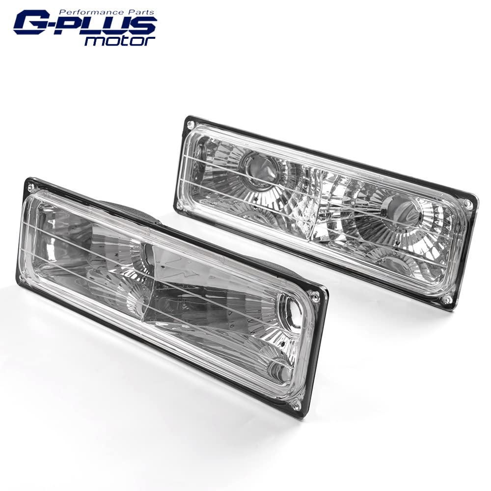 G-PLUS Headlights Fit GMC C/K 1500 2500 Sierra Yukon Suburban 1994 1995 1996 1997 1998 Bumper Headlamps,faros delanteros Assembly