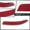 G-PLUS Rear Left Bumper Reflector Light, Compatible with Benz GL-Class X164 GL350 GL450 GL550 2010-2012, 1648201074, 164 820 10 74