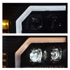 G-PLUS LED DRL Headlights Assembly Fit GMC Sierra 1500 2007-2013/Fit GMC Sierra 2500HD 3500HD 2007-2014 Headlamps Clear Lens Black Housing Amber Reflector 20980241 20980242 22853030,faros delanteros