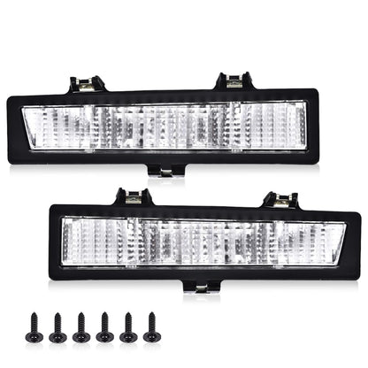 G-PLUS Signal Light Parking Lamps Fit Chevy Monte Carlo SS 1983 1984 1985 1986 1987 1988 /Fit Chevy Monte Carlo 81-86 (not fit LS 86-88) Clear lens Driver & Passenger Side
