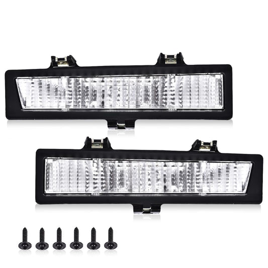 G-PLUS Signal Light Parking Lamps Fit Chevy Monte Carlo SS 1983 1984 1985 1986 1987 1988 /Fit Chevy Monte Carlo 81-86 (not fit LS 86-88) Clear lens Driver & Passenger Side
