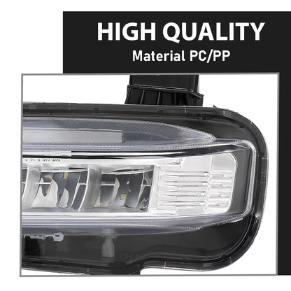 G-PLUS LED Front Left Fog Light Lamp Assembly, Compatible with Ford Explorer 2020-2024 (Except Timberline Model), Driver Side, LB5Z15201A, LB5Z15201B