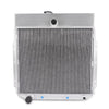 2 Row Core Aluminum Performance Racing Radiator Replacement For Ford F100 F250 F350 Pickup Truck L6 V8 AT/MT 1953 1954 1955 1956