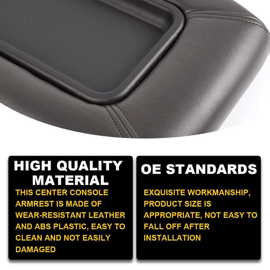 G-PLUS Center Console Lid Replacement Kit Light Grey Compatible with GMC Sierra Yukon Chevy Silverado Avalanche Suburban Tahoe 1999-2007 Armrest Lid Repair Kit 19127364 19127365 19127366