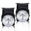 G-PLUS Bumper Fog Lights Compatible With 2003-2006 GMC Sierra 1500 2500 3500 Pickup Clear Driving Fog Lamps W/o Wiring Kit Left+Right Side