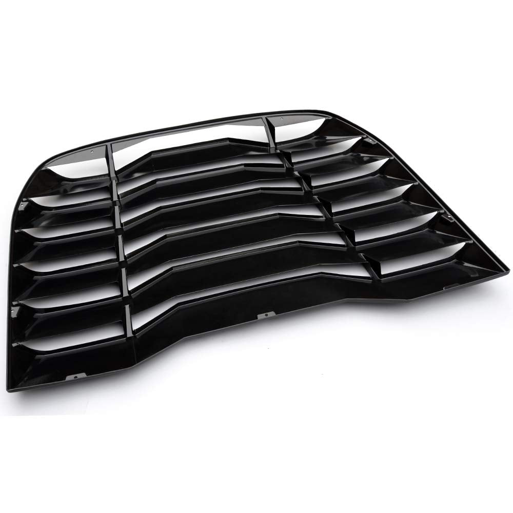 Windshield Louver Covers Replacement for Nissan 370Z 3.7L 2009-2019 Rear Window Louvers Cover Sun Shade ABS Matte Black