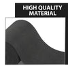 G-PLUS 18" x 50ft Boat Trailer Bunk Carpet, Outdoor Ribbed Marine Bunk Carpet Fit for Boat Trailer Runners Black