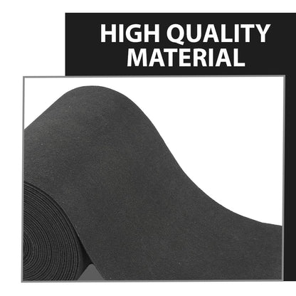 G-PLUS 18" x 50ft Boat Trailer Bunk Carpet, Outdoor Ribbed Marine Bunk Carpet Fit for Boat Trailer Runners Black