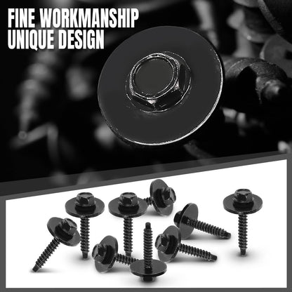 G-PLUS Fender Liner Bolts Compatible with 2008-2021 GMC Chevy Torx Pan Head Screw