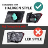 G-PLUS Rear Outer Left Tail Light Assembly w/Bulbs Compatible with Chevy Equinox 2018 2019 2020 Left Rear Brake Lamp Luces Traseras, GM2804132, 19418086, Red Lens