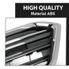 G-PLUS Front Bumper Grille Grill Assembly Black Shell Silver Insert Compatible with Subaru Legacy 2018-2019 91121AL19A