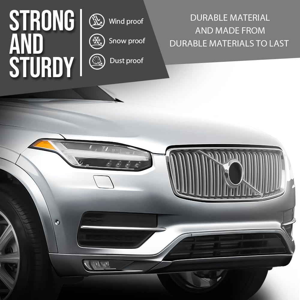 G-PLUS Front Lower Bumper Cover Shield Valance Compatible with Volvo XC90 2016-2019 313533838, VO1087100 Silver