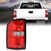 G-PLUS Left Side Tail Light Assembly Rear Brake Lamp Taillight w/o Bulbs Compatible with GMC Sierra 1500 2014-2018 Fit GMC Sierra 2500 HD 3500 HD 2015-2019 84288724, GM2800281C Red