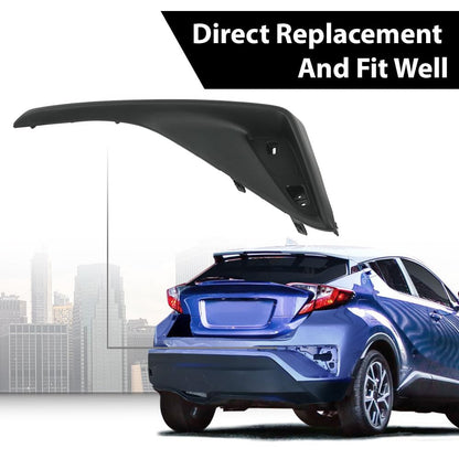 G-PLUS Bumper Insert Cover Plate Bumper Filler Rear Right Passenger Side RH Compatible with Toyota CHR Nightshade 2021-2022/ Fits Toyota CHR XLE 2018-2022 52163F4020 TO1139101