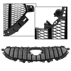 G-PLUS Upper Grille Grill for Mazda CX-5 2017-2021 Black Mesh ABS Additional Angle