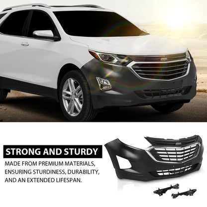 G-PLUS Front Bumper Upper Lower Grille Kit Compatible with Chevy Equinox 2018-2021
