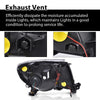 G-PLUS LED Tube Projector Headlights Headlamps W/o Bulbs Compatible with Toyota Tacoma 2005-2011 Clear Lens Chrome Housing Amber Reflector Driver & Passenger Side,faros delanteros