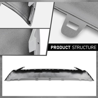 G-PLUS Front Lower Air Dam Deflector Valance Apron, Compatible with Audi Q5 SQ5 2021-2024, 80A807531DIX3, AU1095113
