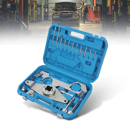 G-PLUS Vct Camshaft Crankshaft Locking Timing Tool Kit Compatible with Land Rover Range Rover/Discovery/Defender 3.0T 2021+ JLR-303-1639, JLR-303-1656 45 Steel Silver