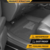 Floor Mats Fit Toyota 4Runner 1996-2002,1st & 2nd Row All Weather Protection TPE Floor Liners Cargo Liner Gray, alfombras para carro