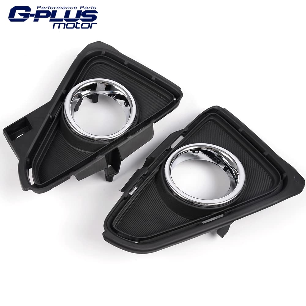 G-PLUS Bumper Fog Lights Compatible with 2016 2017 Toyota RAV4 Clear Driving Fog Lamps A pair W/Bulbs + Switch Wiring Kit neblineros para autos delantero, faros antiniebla