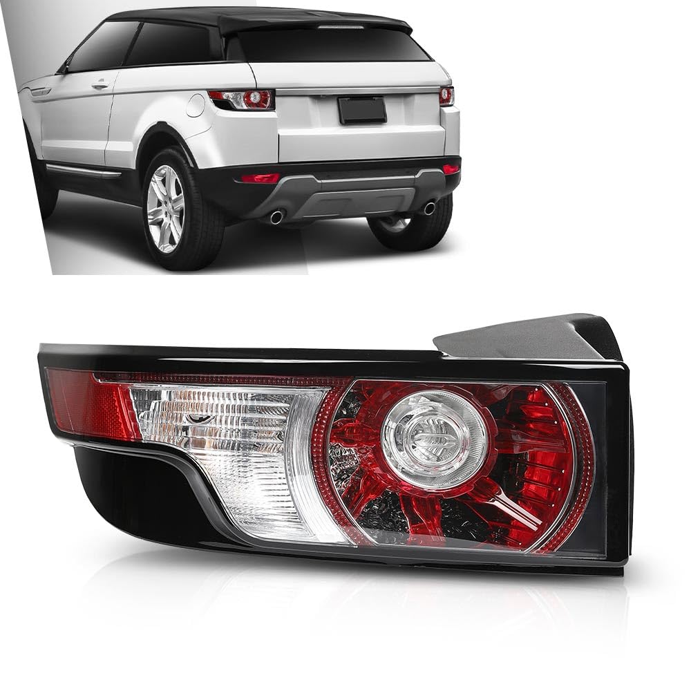 G-PLUS Tail Light Rear Brake Lamp Left Driver Side Compatible with Land Range Rover Evoque 2011-2015 Luces Traseras Rear Brake Lamps Assembly
