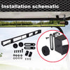 G-PLUS 5 Panel Universal Mirror Compatible with Yamaha/Golf Carts/EZGO/Club Cars (2PC)