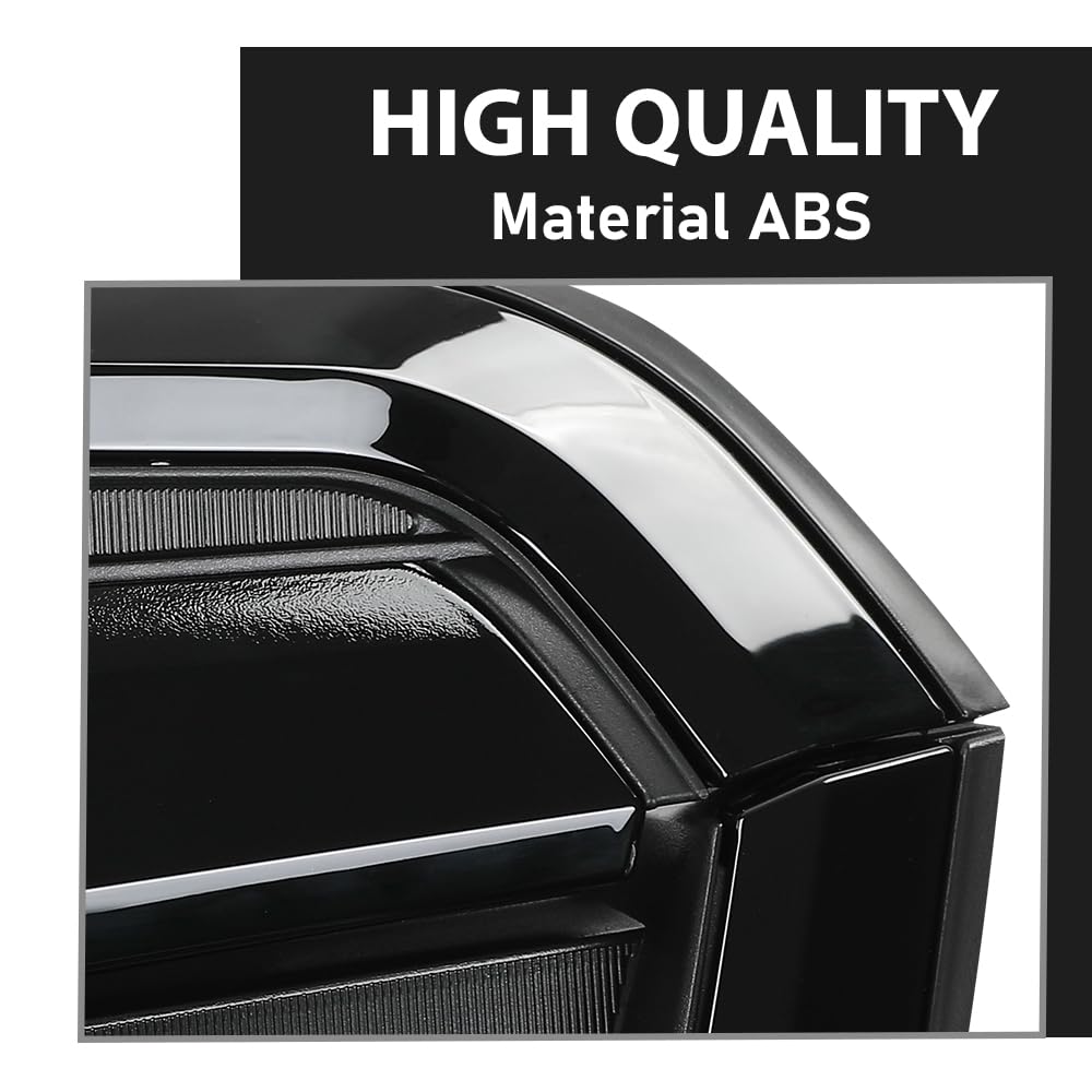 G-PLUS Front Bumper Grille w/Camera Hole Compatible with Subaru Forester 2019-2021 Gloss Black