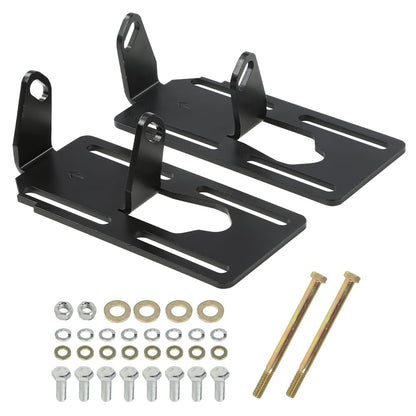 G-PLUS Adjustable Conversion Engine Motor Mounts, Fit All Chevy LS Series Engines 1997-2014, Fit 1973-1987 “Square Body” Chevy / GMC 2WD, 4WD, Full Size C/K Trucks