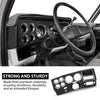 G-PLUS Dash Instrument Bezel w/Wiper Switch Hole Storage Box Compatible with 1981-1983 Chevy GMC Truck Blazer Suburban Black 14023004