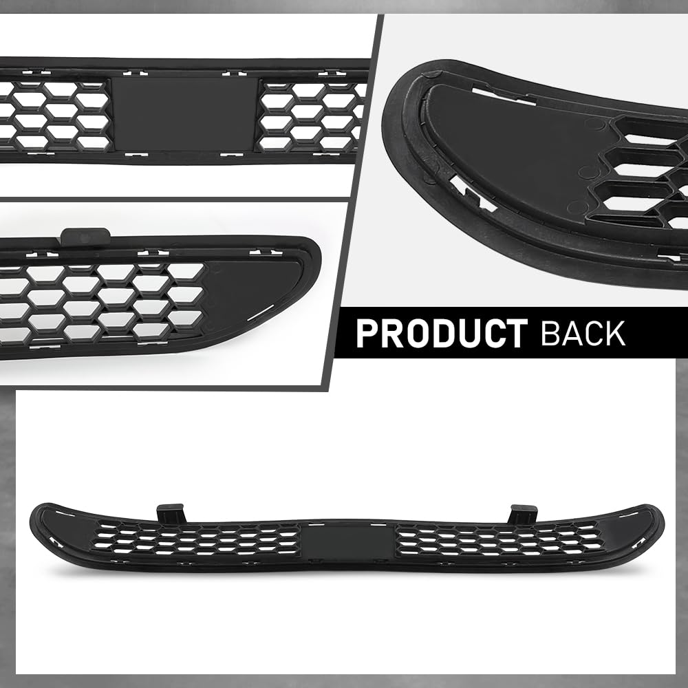 G-PLUS Front Bumper Grille With Adaptive Cruise Control Compatible with Hyundai Santa Fe 2019-2020 86531S2010, HY1036144