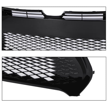 G-PLUS Front Bumper Grill Compatible with Toyota Corolla SE XSE 2017 2018 2019 Black Lower Grille Replacement for 5311202740, ‎TO1036178