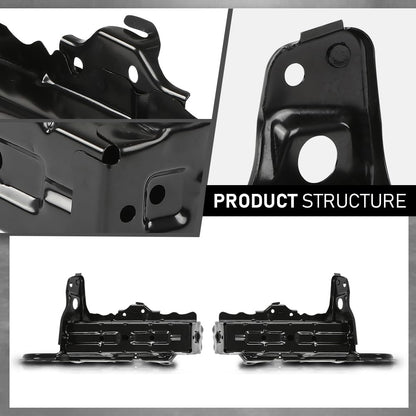 G-PLUS Front Left and Right Bumper Support Bracket Set Compatible with Toyota Camry 2018-2021 52103-33010