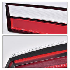 G-PLUS Tail Light Lens Left for Ford Mustang 1987-1993 Red Replacement Close-up View