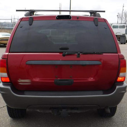 G-PLUS LED Third 3rd Brake Cargo Light Compatible With 1999-2004 Grand Cherokee,Rear Roof Center High Mount Stop Tail Light Replacement (Chrome Housing Smoky Lens)
