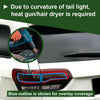 G-PLUS Tail Lights Smoke Rear Precut Tint Vinyl Decal Compatible with 2014-21 Grand Cherokee,A Pair