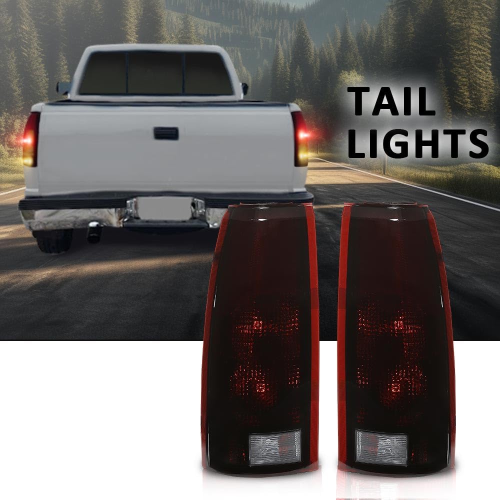 G-PLUS Tail Lights Assembly Fit 1988-1999 Chevy/GMC C/K 1500/2500/3500