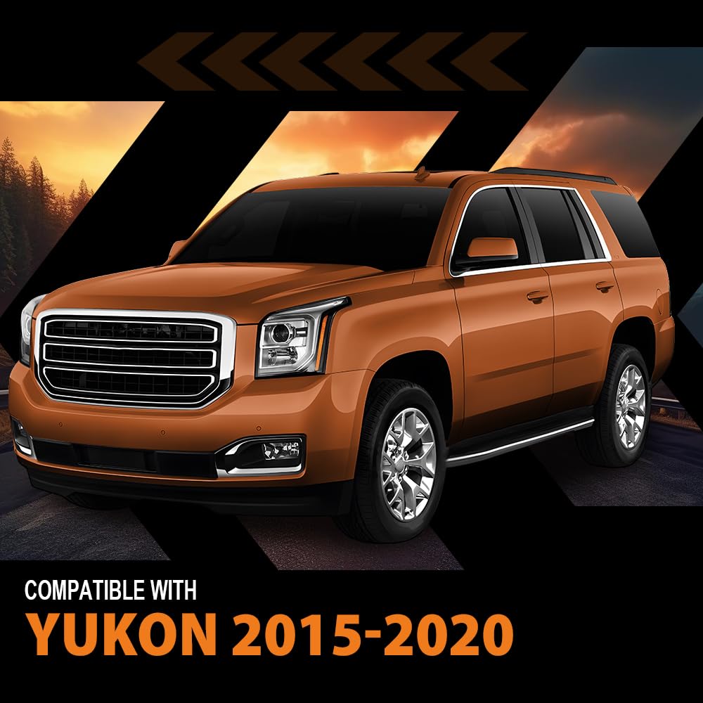 G-PLUS Front Left Driver Side Fender Compatible with GMC Yukon/Yukon XL(submodel: Denali, SLE, SLT) 2015-2020 Black