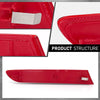 G-PLUS Rear Bumper Reflector Right Compatible with BMW F25 X3 Series sDrive28i xDrive28d xDrive28i xDrive35i 2015-2017 63257352210 Red
