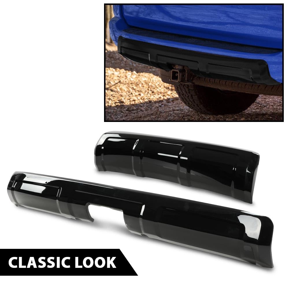 G-PLUS Front & Rear Lower Valance Panel Bumper Cover Compatible with Toyota 4Runner TRD 2014-2023 Glossy Black