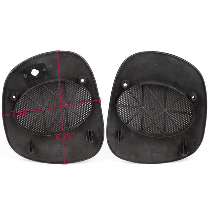 G-PLUS Front Driver Passenger Side Dash Speaker Grille Grill Cover Compatible With Chevy S10 Blazer Bravada/1998-2005 GMC Jimmy Sonoma 15046442 & 15046441