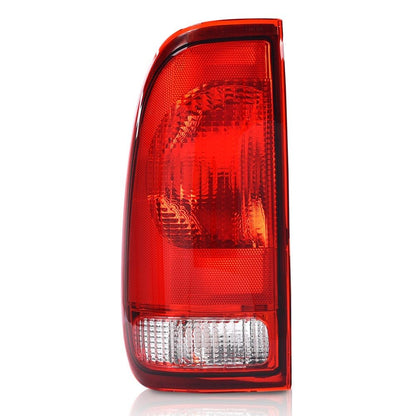 G-PLUS Red Tail Light w/o Bulbs & Wire Harness Driver Side Fit Ford F150 Stepside 1997-2004/Fit Ford F250 1997-1999/Fit F250 F350 F450 F550 Super Duty 1999-2007 FO2801117, FO2800117 Red