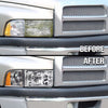 G-PLUS Corner Headlight Compatible with Dodge Ram 1500 2500 3500 1994-2001 55076749AD 55076748AD 55076749AO 55076748AO Clear Housing