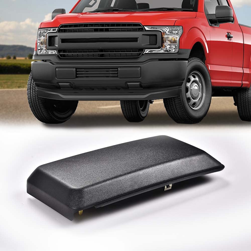 G-PLUS Front Bumper End Cover Compatible with Ford F150 2018 2019 2020 2021 Bumper End Cap Trim Cover Guards Inserts Pads (Driver Side(Left))